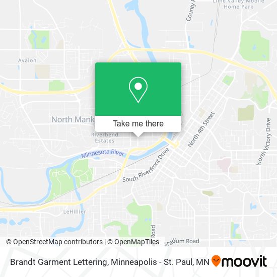 Brandt Garment Lettering map