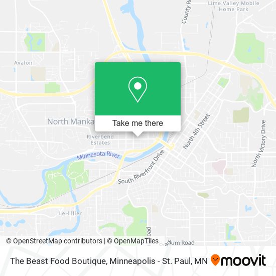 The Beast Food Boutique map