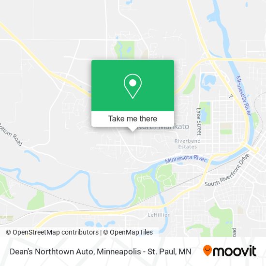Mapa de Dean's Northtown Auto