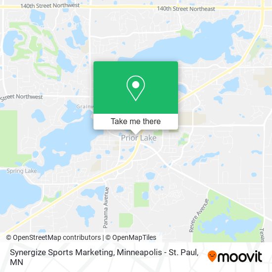 Synergize Sports Marketing map