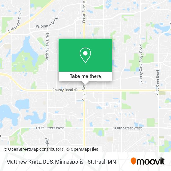 Matthew Kratz, DDS map