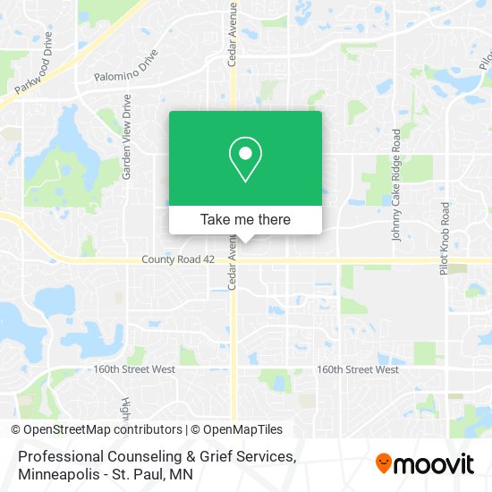 Professional Counseling & Grief Services map