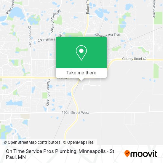 On Time Service Pros Plumbing map