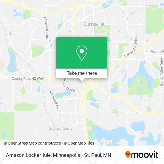 Amazon Locker-Iule map