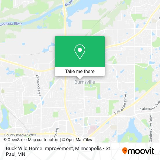 Mapa de Buck Wild Home Improvement