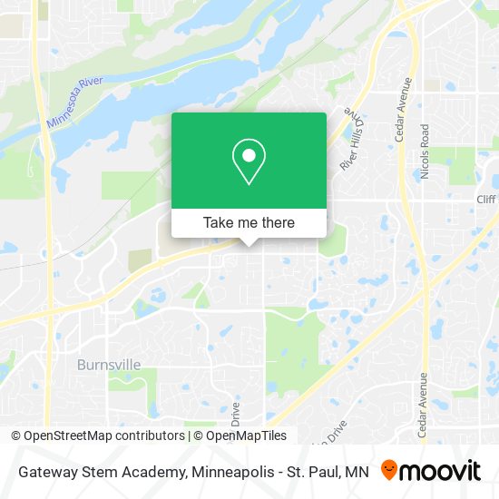 Mapa de Gateway Stem Academy