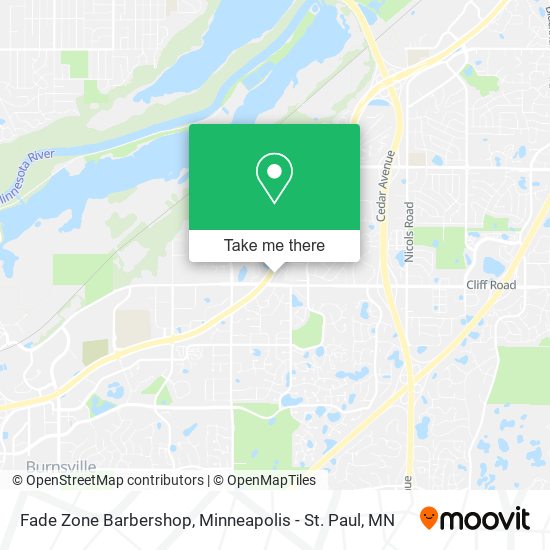 Fade Zone Barbershop map
