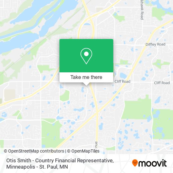 Otis Smith - Country Financial Representative map