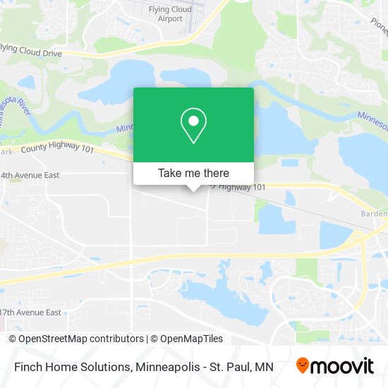 Finch Home Solutions map