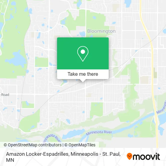 Amazon Locker-Espadrilles map