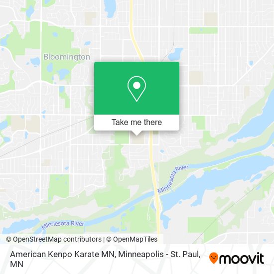 Mapa de American Kenpo Karate MN