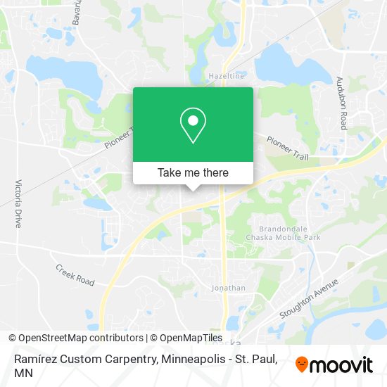 Ramírez Custom Carpentry map