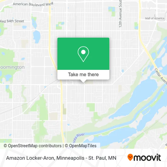 Amazon Locker-Aron map