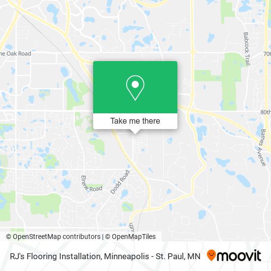 RJ's Flooring Installation map