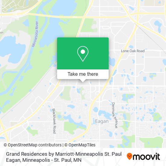 Mapa de Grand Residences by Marriott-Minneapolis St. Paul Eagan