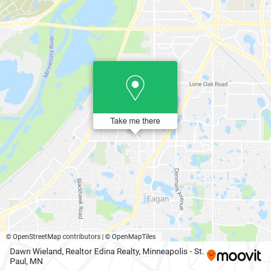 Mapa de Dawn Wieland, Realtor Edina Realty