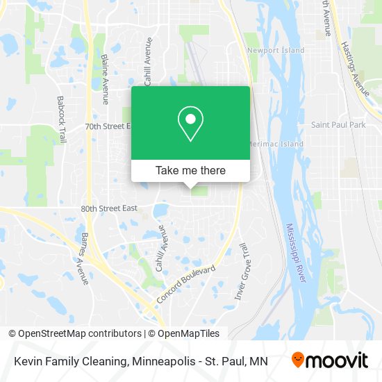 Kevin Family Cleaning map
