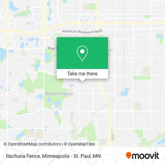 Rachuna Fence map