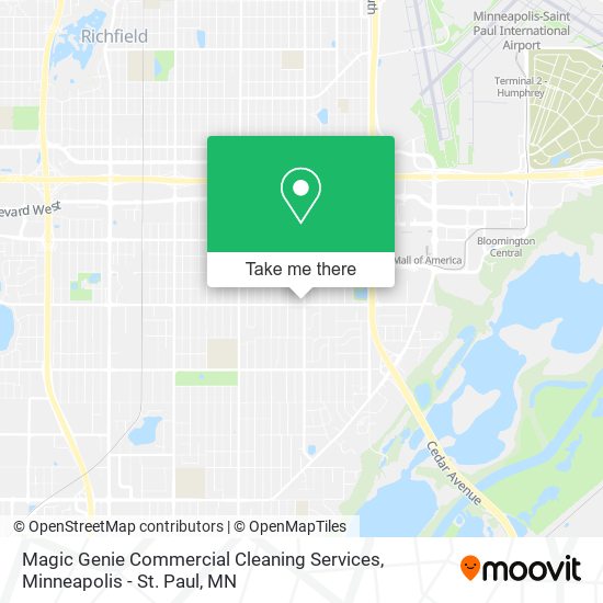 Magic Genie Commercial Cleaning Services map