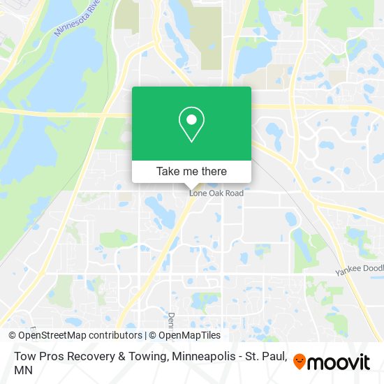 Mapa de Tow Pros Recovery & Towing