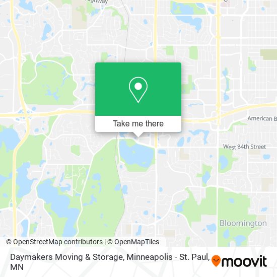 Daymakers Moving & Storage map