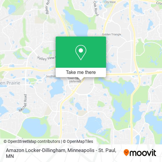 Mapa de Amazon Locker-Dillingham