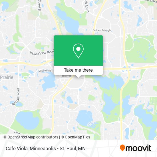 Cafe Viola map