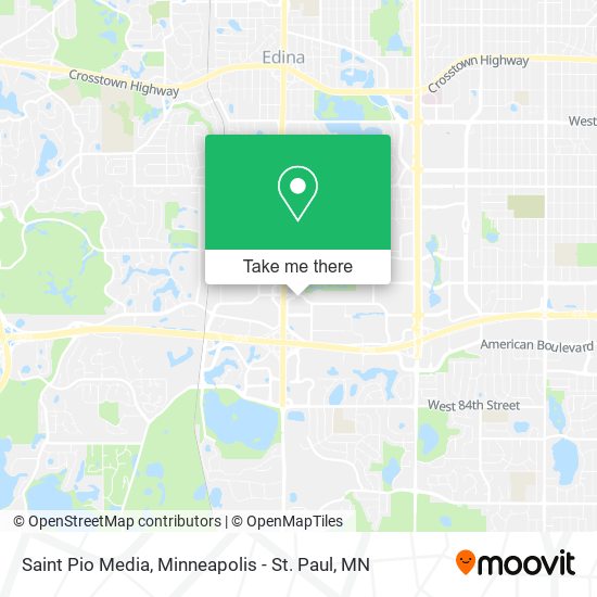 Saint Pio Media map