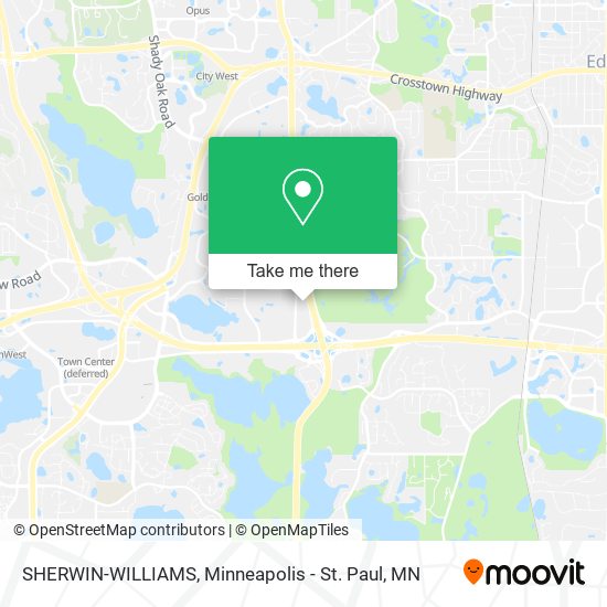 SHERWIN-WILLIAMS map