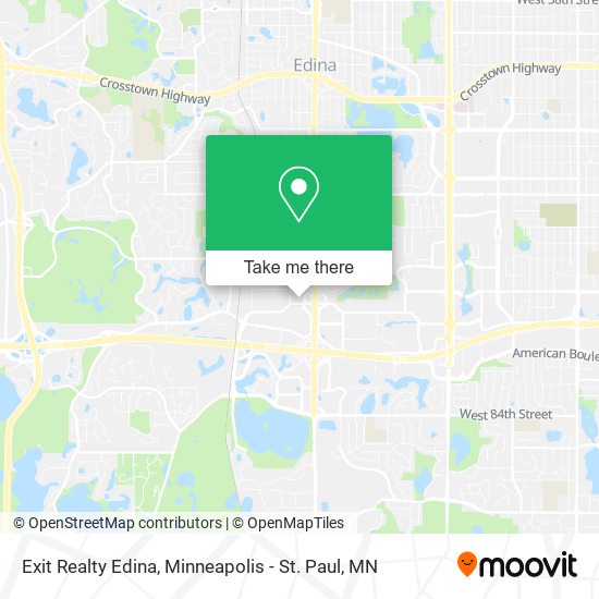 Exit Realty Edina map