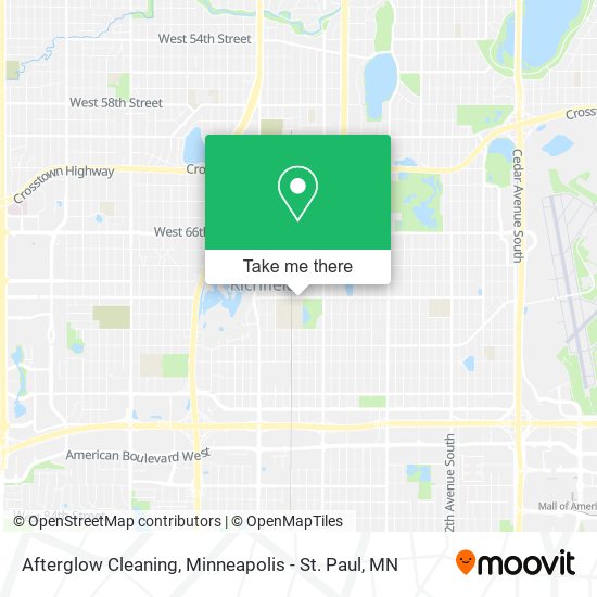 Afterglow Cleaning map