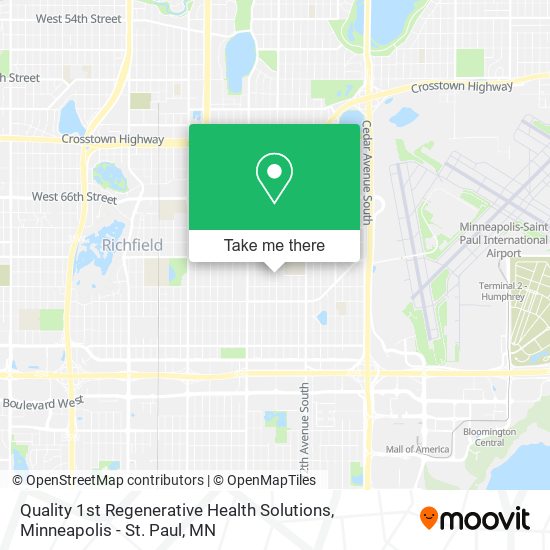 Mapa de Quality 1st Regenerative Health Solutions