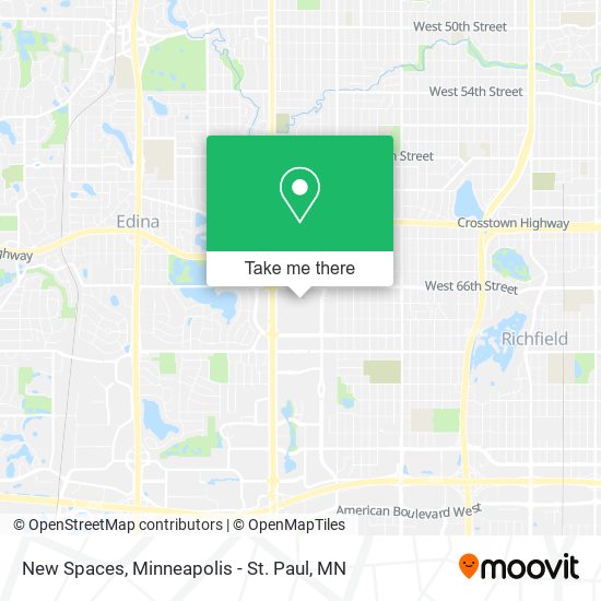 New Spaces map