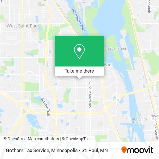 Mapa de Gotham Tax Service