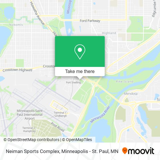 Mapa de Neiman Sports Complex
