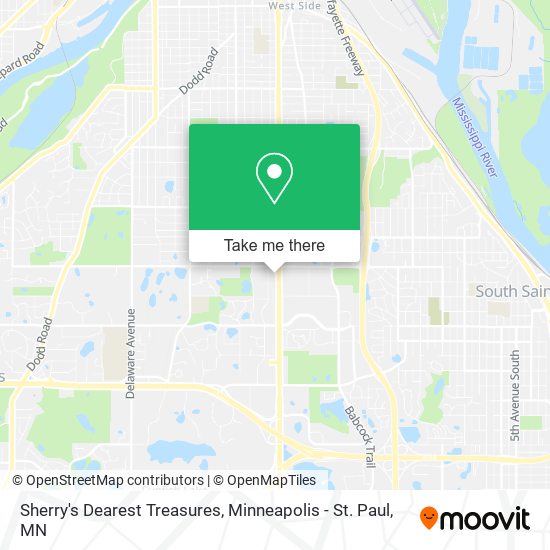 Sherry's Dearest Treasures map
