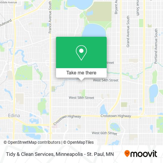 Tidy & Clean Services map