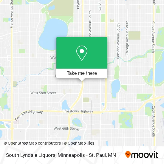 South Lyndale Liquors map