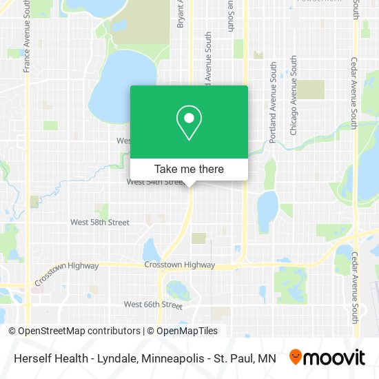 Herself Health - Lyndale map