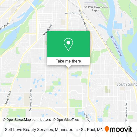 Mapa de Self Love Beauty Services