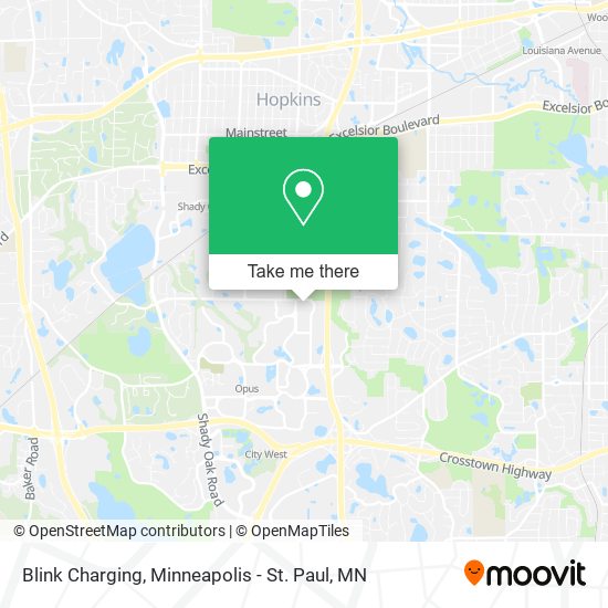 Blink Charging map