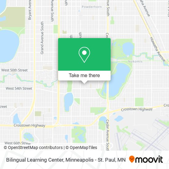 Mapa de Bilingual Learning Center