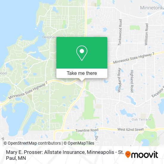Mary E. Prosser: Allstate Insurance map