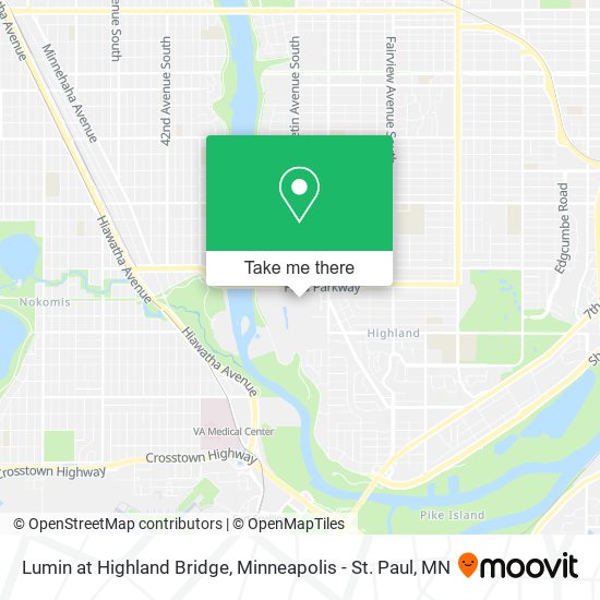 Lumin at Highland Bridge map