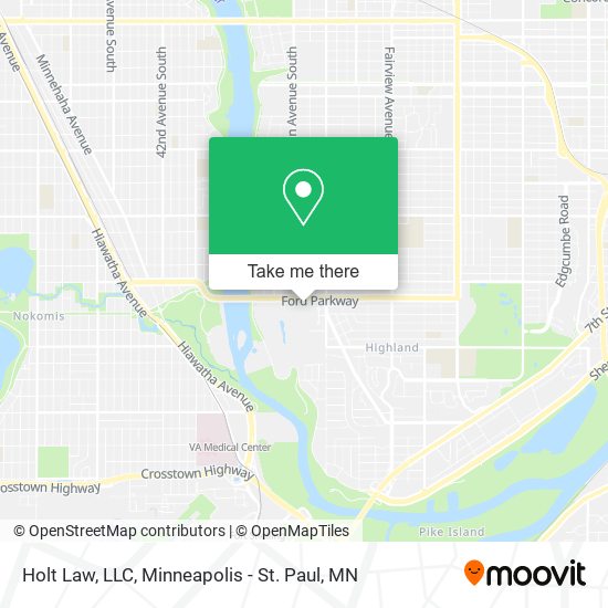 Mapa de Holt Law, LLC