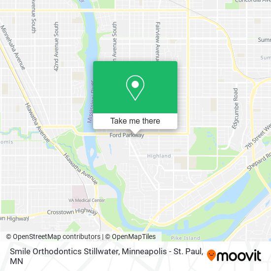 Smile Orthodontics Stillwater map