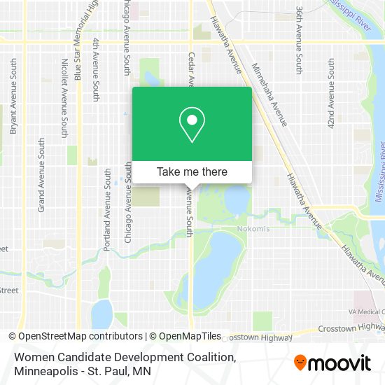 Women Candidate Development Coalition map
