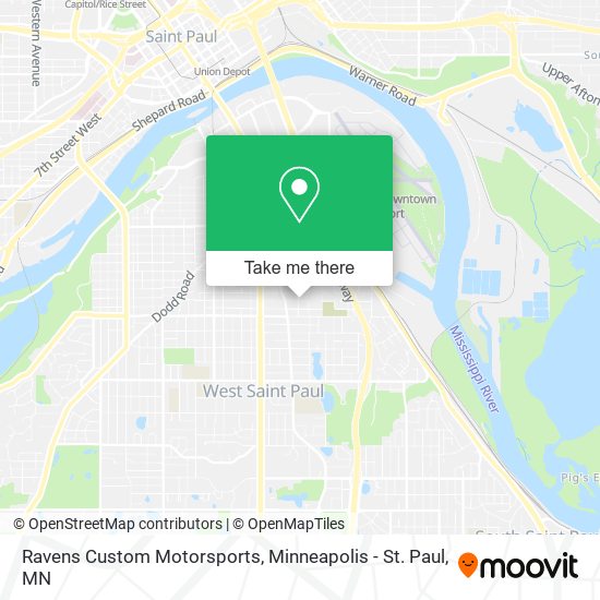 Ravens Custom Motorsports map