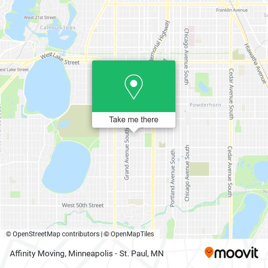Mapa de Affinity Moving