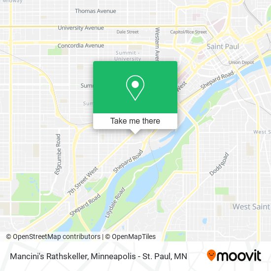 Mancini's Rathskeller map